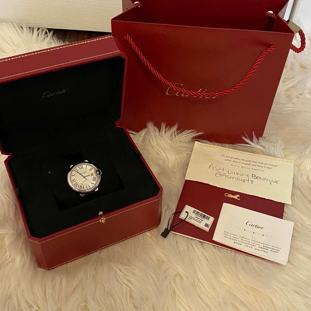 100% Authentic Cartier Ballon Bleu 38mm